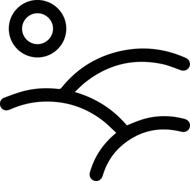 Dağ simgesi vektör resim çizimi