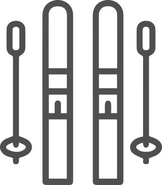 Dağ simgesi vektör resim çizimi
