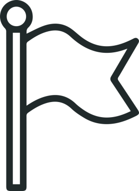 Dağ simgesi vektör resim çizimi