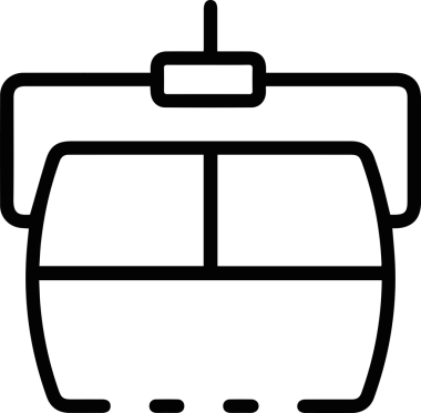 Dağ simgesi vektör resim çizimi