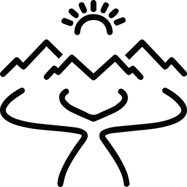 Dağ simgesi vektör resim çizimi