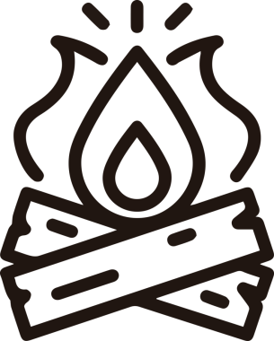 Dağ simgesi vektör resim çizimi