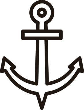 Dağ simgesi vektör resim çizimi