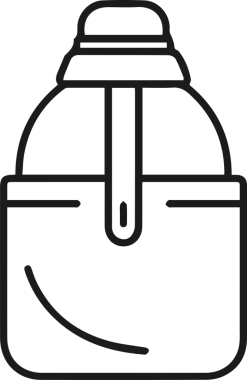 Dağ simgesi vektör resim çizimi