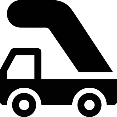 Kamyon simgesi vektör illüstrasyonu