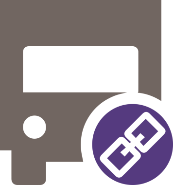 Kamyon simgesi vektör illüstrasyonu