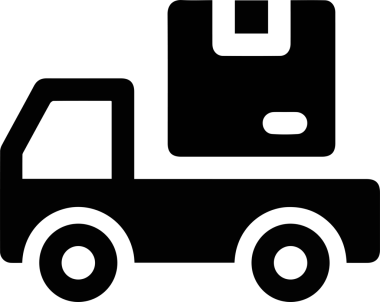 Kamyon simgesi vektör illüstrasyonu