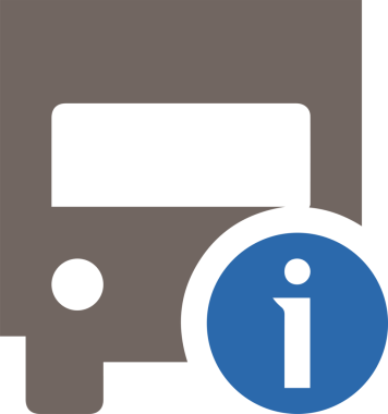 Kamyon simgesi vektör illüstrasyonu