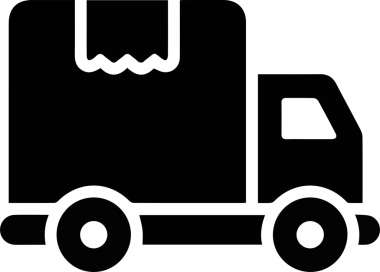 Kamyon simgesi vektör illüstrasyonu