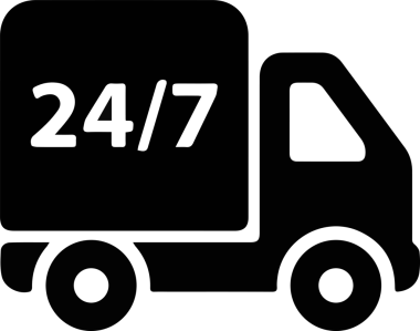 Kamyon simgesi vektör illüstrasyonu