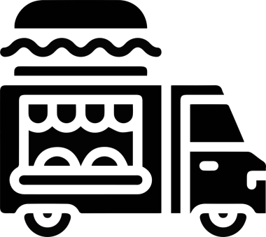 Kamyon simgesi vektör illüstrasyonu