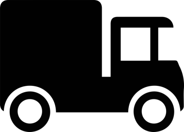 Kamyon simgesi vektör illüstrasyonu