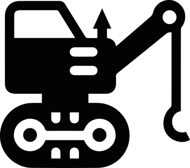 Kamyon simgesi vektör illüstrasyonu