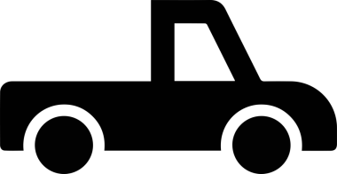 Kamyon simgesi vektör illüstrasyonu