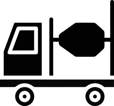 Kamyon simgesi vektör illüstrasyonu