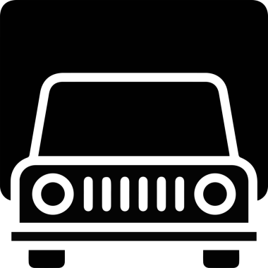 Kamyon simgesi vektör illüstrasyonu