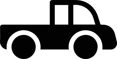 Kamyon simgesi vektör illüstrasyonu