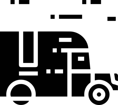 Kamyon simgesi vektör illüstrasyonu