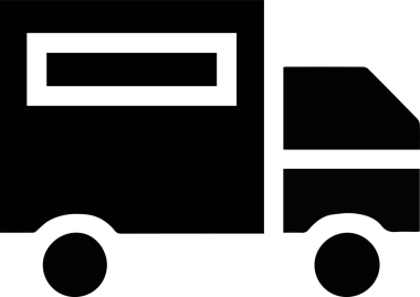 Kamyon simgesi vektör illüstrasyonu