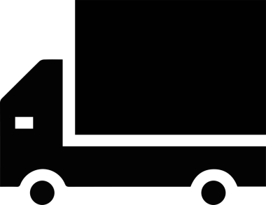 Kamyon simgesi vektör illüstrasyonu