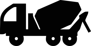 Kamyon simgesi vektör illüstrasyonu