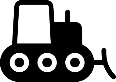 Kamyon simgesi vektör illüstrasyonu