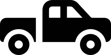 Kamyon simgesi vektör illüstrasyonu