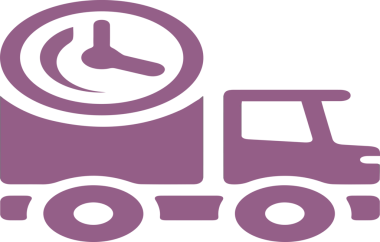 Kamyon simgesi vektör illüstrasyonu