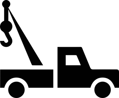 Kamyon simgesi vektör illüstrasyonu