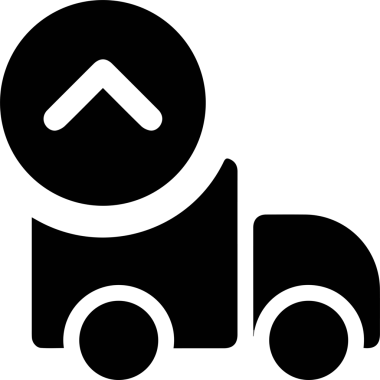 Kamyon simgesi vektör illüstrasyonu