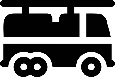 Kamyon simgesi vektör illüstrasyonu