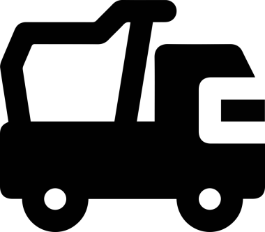 Kamyon simgesi vektör illüstrasyonu