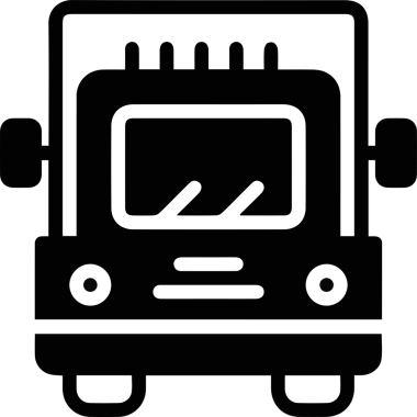 Kamyon simgesi vektör illüstrasyonu