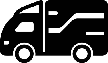 Kamyon simgesi vektör illüstrasyonu