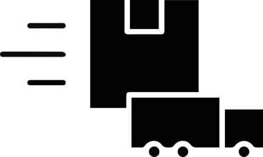 Kamyon simgesi vektör illüstrasyonu