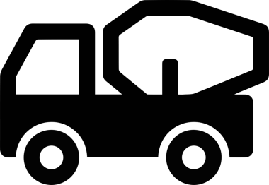 Kamyon simgesi vektör illüstrasyonu