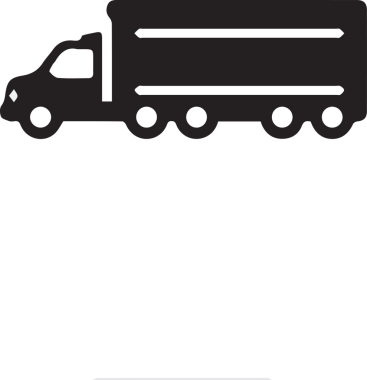 Kamyon simgesi vektör illüstrasyonu