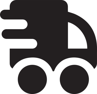 Kamyon simgesi vektör illüstrasyonu