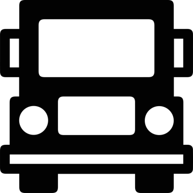 Kamyon simgesi vektör illüstrasyonu