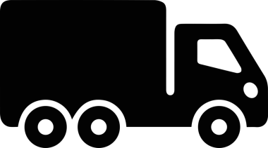 Kamyon simgesi vektör illüstrasyonu