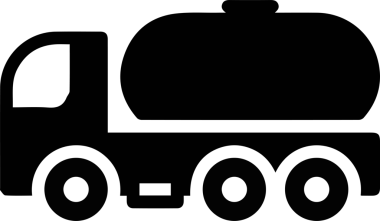 Kamyon simgesi vektör illüstrasyonu