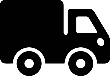 Kamyon simgesi vektör illüstrasyonu