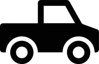 Kamyon simgesi vektör illüstrasyonu