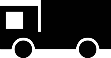 Kamyon simgesi vektör illüstrasyonu