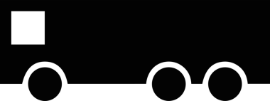 Kamyon simgesi vektör illüstrasyonu