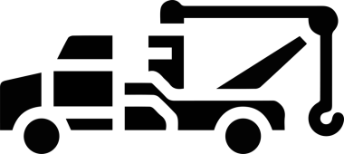 Kamyon simgesi vektör illüstrasyonu