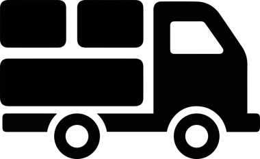 Kamyon simgesi vektör illüstrasyonu