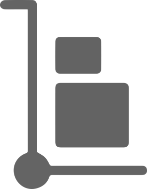 Kamyon simgesi vektör illüstrasyonu