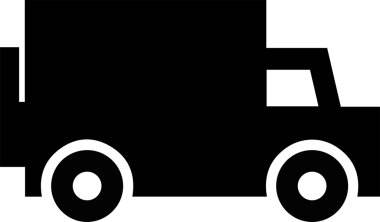 Kamyon simgesi vektör illüstrasyonu