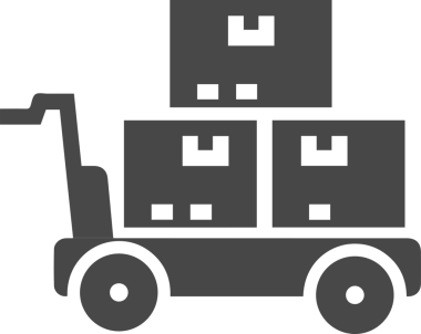 Kamyon simgesi vektör illüstrasyonu